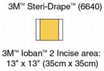3M 6640 Ioban Antimicrobial Incise Drapes