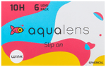 Aqualens 10H Monthly Disposable Contact Lens with UV Protection Optical Power -2.75 Transparent Spherical