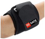 Be Safe Forever Tennis Elbow Neoprene Compression Support Medium Black