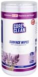Core Clean Surface Wipes (100 Each) Lavender