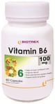Biotrex Vitamin B6 100mg for Nervous System Support, RBC formation & Immunity | Capsule