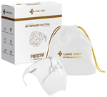 Care View Goggle Style Clear Vision Protective Face Shield Transparent
