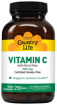 Country Life Vitamin C With Rose Hips 500mg Tablet