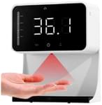 Debonair Intelligent Sanitizer Dispenser & Infra Red Thermometer with Audio Function White
