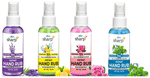 FLOH Sharp Instant Hand Rub Sanitizer (100ml Each) Lavender Oil Extract, Lemon Oil Extract, Rose Oil Extract, Spearmint Oil Extract