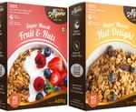 Alpino Combo Pack of Super Muesli Fruit & Nuts and Nut Delight (400gm Each)