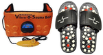 Dominion Care Combo Pack of Accu Paduka Accupressure Massage Slipper and Slim Sauna Belt