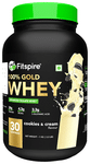 Fitspire 100% Gold Whey Advanced Isolate Protein Powder Cookies & Cream