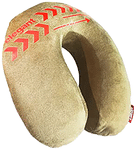 Elegant Arrow Travel Pillow Beige