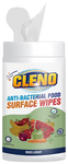 Cleno Anti-Bacterial Food Surface Wipes (50 Each)