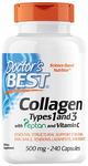 Doctor's Best Collagen Type 1 and 3 with Peptan and Vitamin C Capsule