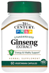 21st Century Ginseng Extract Vegetarian Capsules