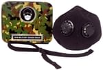 Advind Healthcare Military Grade N99 Mask with 2 Valves Medium Black