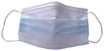 Advind Healthcare Non-Woven Disposable 3 Ply Surgical Mask with Melt Blown Fabric & Metal Nose Pin
