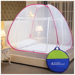 Classic Strong 30GSM Polyster Mosquito Net King Pink