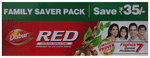 Dabur Red Toothpaste Family Saver Pack (2x200gm + 1x100gm)