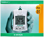 B Braun Omnitest Kit with 10 Strips Multi Color