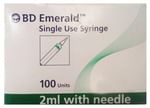 BD Emerald 2ml Syringe with 24G Needle