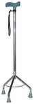 EASYCARE German Tech EC926 Aluminium Foldable Walker Walking Stick Silver