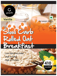 Growfit Slow Carb Rolled Oat Breakfast Cereal Vanilla