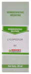 Bakson's Homoeopathy Lycopodium Dilution 6X