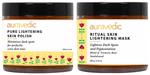 Auravedic Ritual Skin Lightening Mask & Pure Lightening Skin Polish (100gm Each)