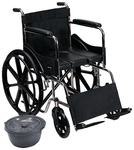 Arcatron Mobility FSC100 Foldable Commode Wheelchair