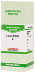 Bakson's Homoeopathy Lachesis Dilution 6 CH