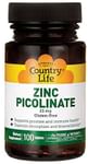 Country Life Zinc Picolinate 25mg Tablet