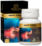 Ayuugain Happy Tummy Capsule for Constipation, Gas, Acidity & IBS Relief Constipation