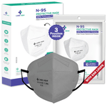 Care View Universal Grey CV1221 N95 FFP2 Certified Earloop with 6 Layers Filtration Protective Mask