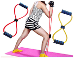 Dee Sons Chest Expander Resistance 8 Type Pulling Exerciser