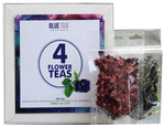 Blue Tea Herbal Tea Gift 4 Flower Teas