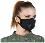 Advind Healthcare Military Grade N99 Mask with 2 Valves Large Black