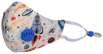 Dominion Care Space White N95 PM2.5 Kids Mask with Breathing Valve