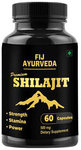 Fij Ayurveda Premium Shilajit 500mg Capsule