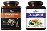 Asveda Combo Pack of Chyawanprash 100% Raw Jaggery and Honey & Shitalamrut Chyawanprash (500gm Each)