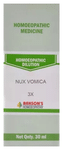 Bakson's Homoeopathy Nux Vomica Dilution 3X