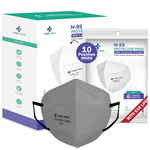Care View Universal Grey CV1221 N95 FFP2 Certified Earloop with 6 Layers Filtration Protective Mask