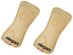 Elegant Fur Memory Foam Neck Support Beige