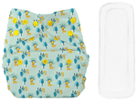 Bumberry Adjustable Reusable Cloth Diaper Cover With 1 Wet Free Insert Baby Giraffe