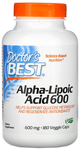 Doctor's Best Alpha-Lipoic Acid 600mg | Veggie Cap for Glucose Metabolism & Antioxidant Support