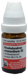 Dr Willmar Schwabe Germany Rhododendron Chrysanthum Dilution 30