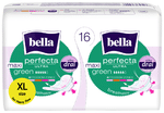 Bella Perfecta Ultra Sanitary Napkins Silky Drai Maxi Green XL