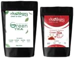 Chaiology Combo Pack of Himalayan Green Tea 300gm and Kashmiri Kahwa Green Tea 100gm