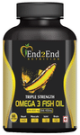 End2End Nutrition Triple Strength Omega 3 Fish Oil Softgel (60 Each)