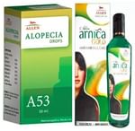 Allen Hair Care Combo Pack of A53 Alopecia Drop 30ml & Arnica Gold Anti-Hairfall Care Oil 110ml
