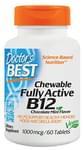 Doctor's Best Chewable Fully Active B12 1000mcg Tablet | For Mood, Memory & Circulation