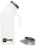 Be Safe Forever Patient Urinal/Urine Pot for Adult Grey