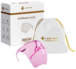 Care View Goggle Style Clear Vision Protective Face Shield Pink